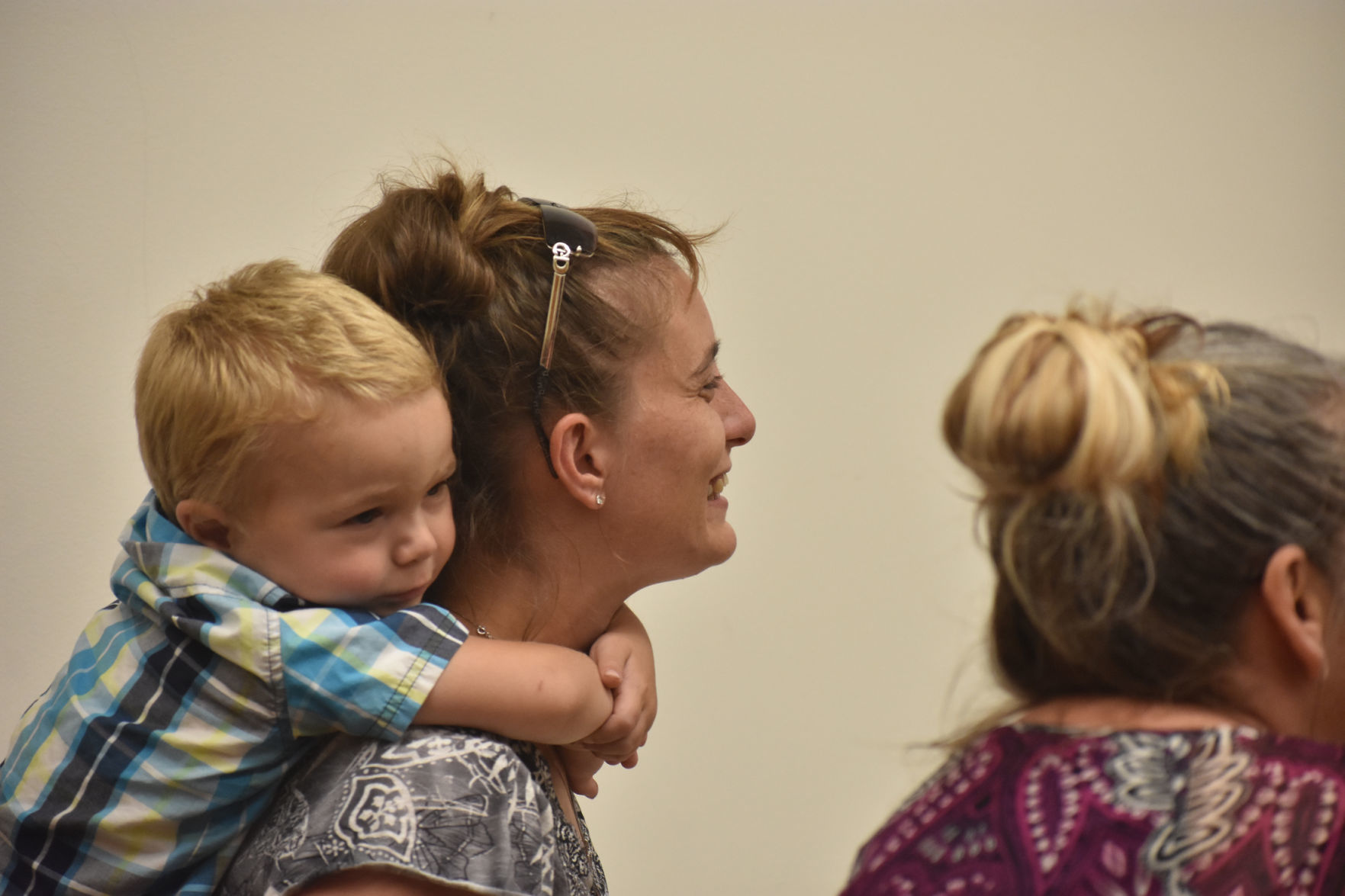 Christina Leofilos and son Nyko